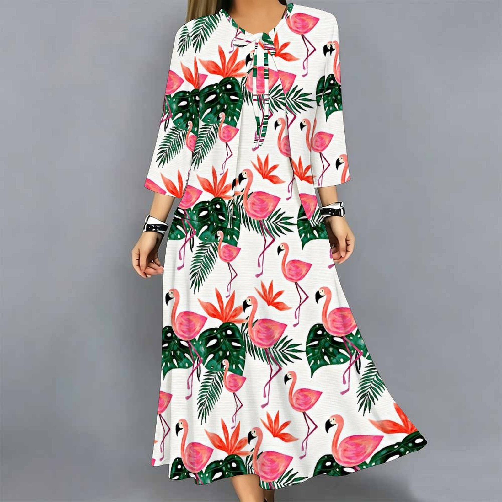 ชุดเดรสผู้หญิง 2 ชิ้น ลายพิมพ์ - Midi Skirt Floral บทวิจารณ์และราคา