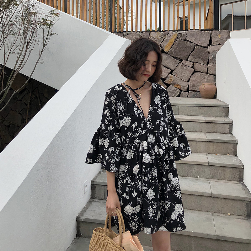 ชุดเดรสชายหาดสำหรับวันหยุดพักผ - Midi Skirt Floral บทวิจารณ์และราคา