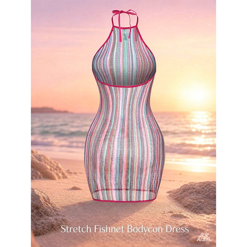 ชุดคลุมตาข่ายเซ็กซี่สำหรับผู้ห - Cover Up Kaftan บทวิจารณ์และราคา