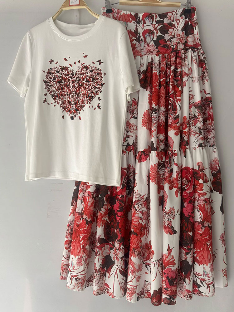 ชุดเซ็ตฤดูร้อนปี 2026 สำหรับผู - Midi Skirt Floral บทวิจารณ์และราคา