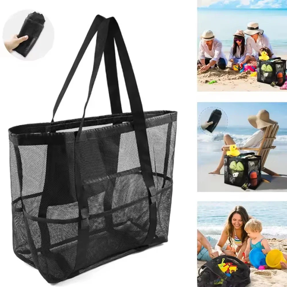 กระเป๋าตาข่ายขนาดใหญ่พิเศษ 1 ช - Tote Bag Beach บทวิจารณ์และราคา