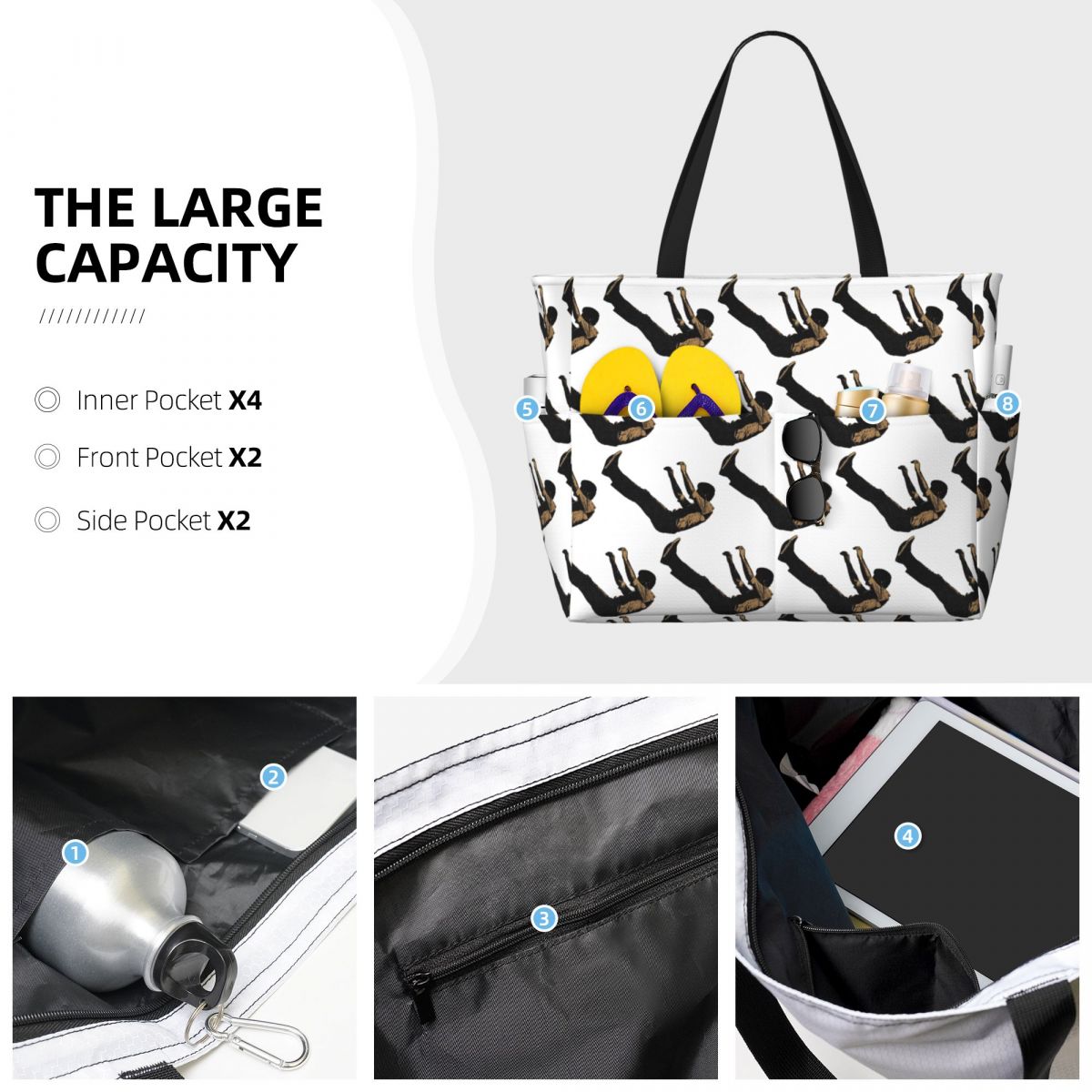 กระเป๋าหิ้วชายหาด Imagine Drag - Tote Bag Beach บทวิจารณ์และราคา