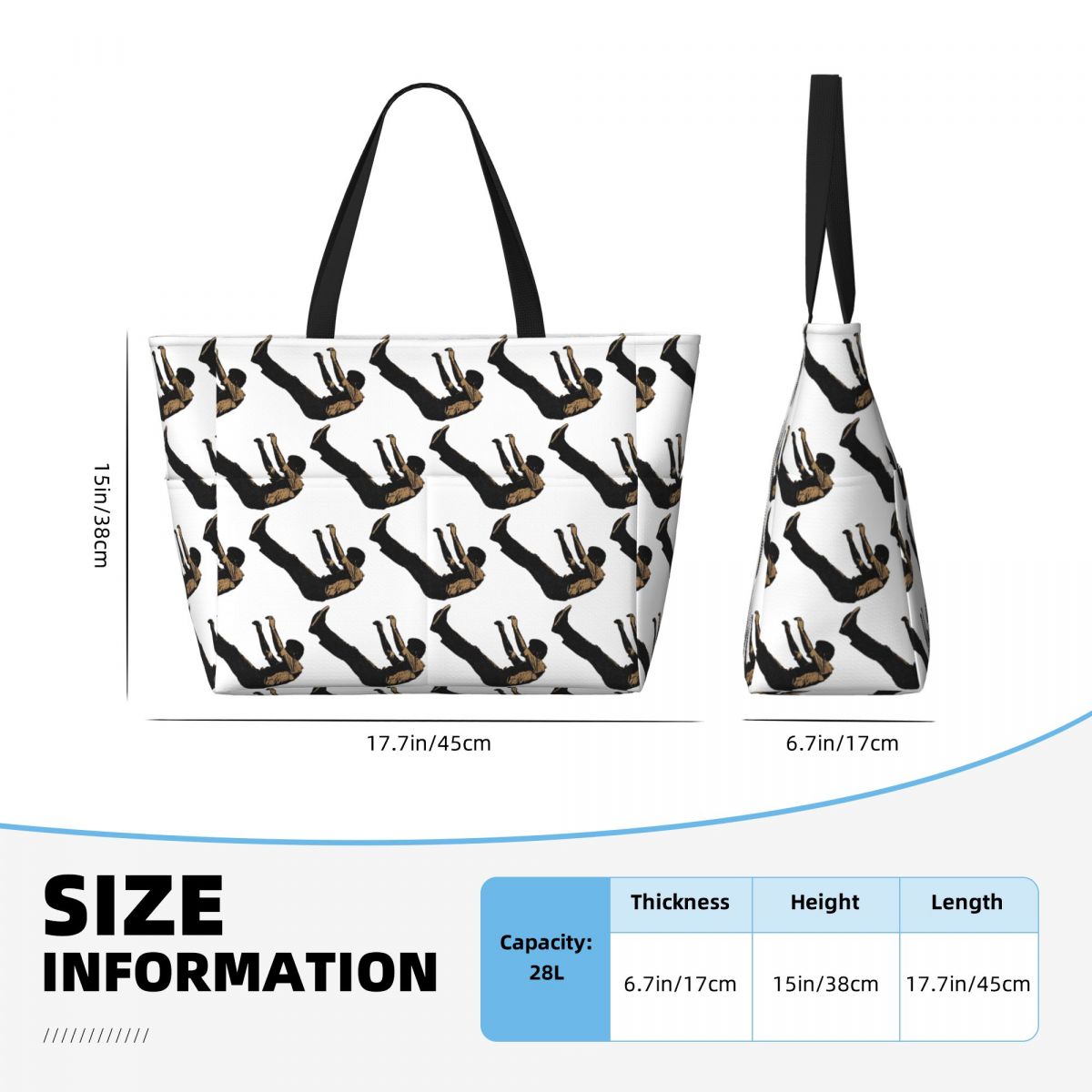 กระเป๋าหิ้วชายหาด Imagine Drag - Tote Bag Beach บทวิจารณ์และราคา