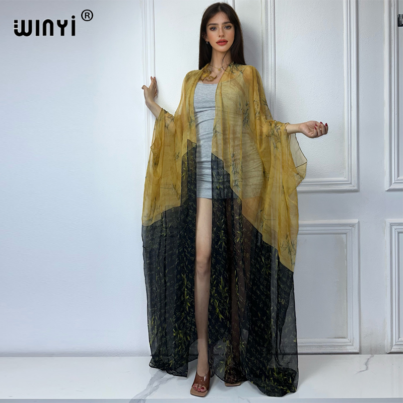 2023 WINYI ยุโรป ชุดกิโมโนผู้ห - Cover Up Kaftan บทวิจารณ์และราคา