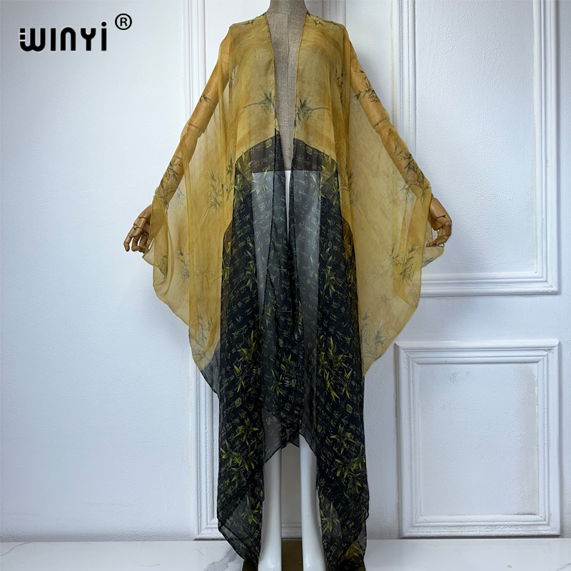 2023 WINYI ยุโรป ชุดกิโมโนผู้ห - Cover Up Kaftan บทวิจารณ์และราคา